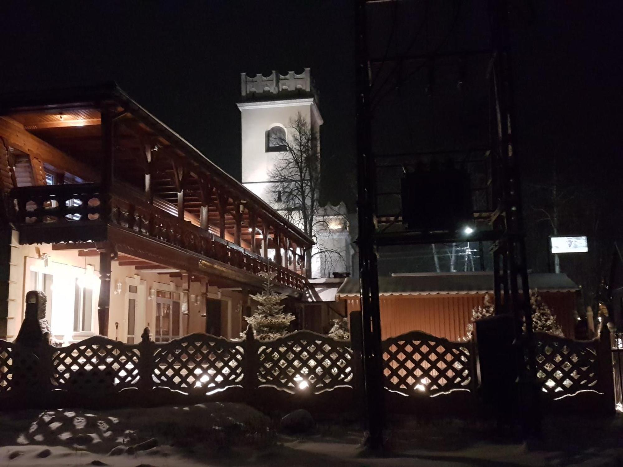 Pokoje Goscinne ”Zubr” Białowieża Esterno foto